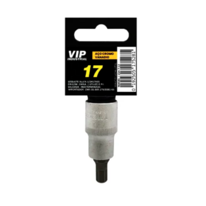 Soquete Allen 17mm Curto Manual 1/2 - 904581 - VIP INDUSTRIAL