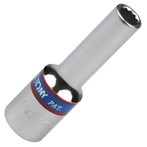 Soquete Estriado Longo 9mm com Encaixe 1/2 Pol. - KING TONY-423009