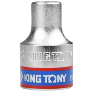 Soquete Sextavado Curto 08mm com Encaixe 1/2Pol. - KINGTONY- 433508MR